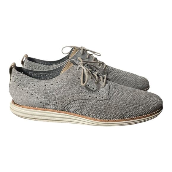 Cole Haan Other - Cole Haan Mens Original Grand
Knit Wingtip Grey Size 11 M